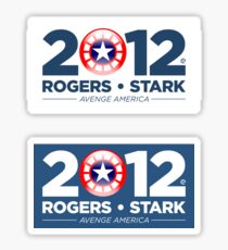 Vote Rogers & Stark 2012 (Sticker 2-Pack) Sticker