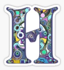 The Letter H Sticker