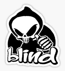 Blind skeleton. Sticker