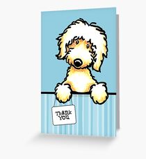 Golden Doodle Thank You Cards Greeting Card