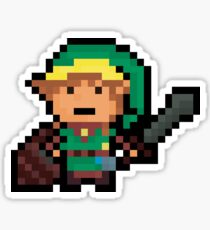 Link, Hyrule's Pixel Guardian Sticker