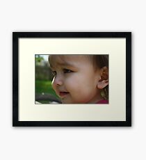 raw emotions Framed Print