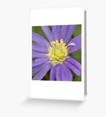 Purple and Gold Greeting Card