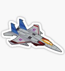 Starscream sticker (check out the Deceptijets pillow) Sticker