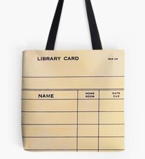 Lonely Library Card Tote Bag