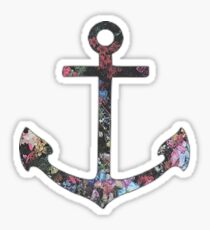 Floral Anchor 2 Sticker
