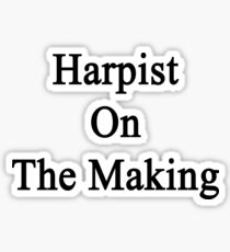 Harpist On The Making Sticker