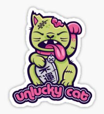 Unlucky Cat Sticker