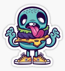 Zombie Burger Sticker