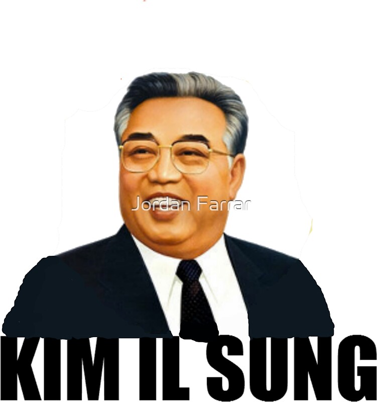 Kim Il Sung Stickers By Jordan Farrar Redbubble