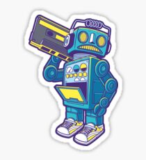 Robot Kicks Sticker