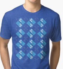Gallifrey Argyle Tri-blend T-Shirt