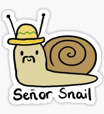 Senor Snail Sticker
