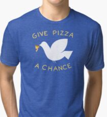 War & Pizza Tri-blend T-Shirt