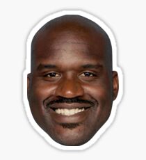 Shaq Head Sticker