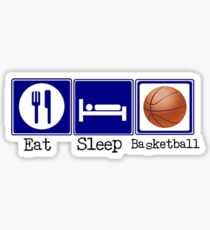 Eat, Sleep, Basketball Sticker