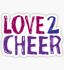 Love 2 Cheer Sticker