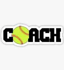 Softball Coach Sticker