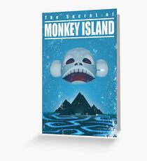 Monkey Island Travel Poster Greeting Card