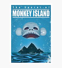 Monkey Island Travel Poster Photographic Print