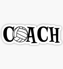 Volleyball Coach Sticker