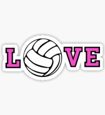 Volleyball Love Sticker