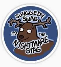 Nightmare Stag Sticker