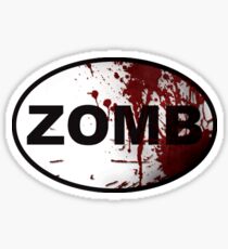 OutRunning Zombies Sticker