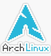 Pixelated ArchLinux Sticker