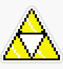 8 Bit Triforce pixel Sticker