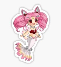 Mermini moon Sticker
