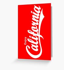Enjoy California Greeting Card