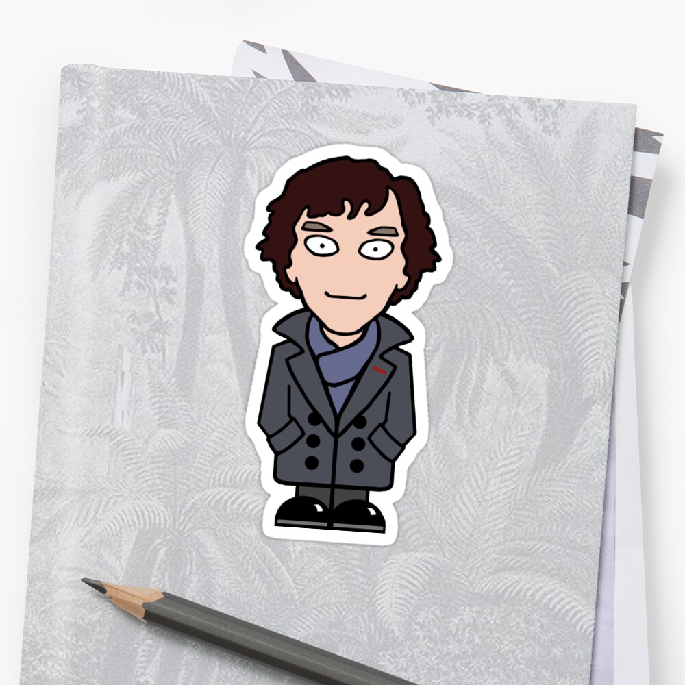 Sherlock Holmes Sticker Stickers By Redscharlach Redbubble