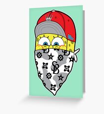 Sponge gang Greeting Card