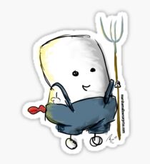 Farmer Marshamallow Sticker