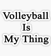 Volleyball Is My Thing Sticker