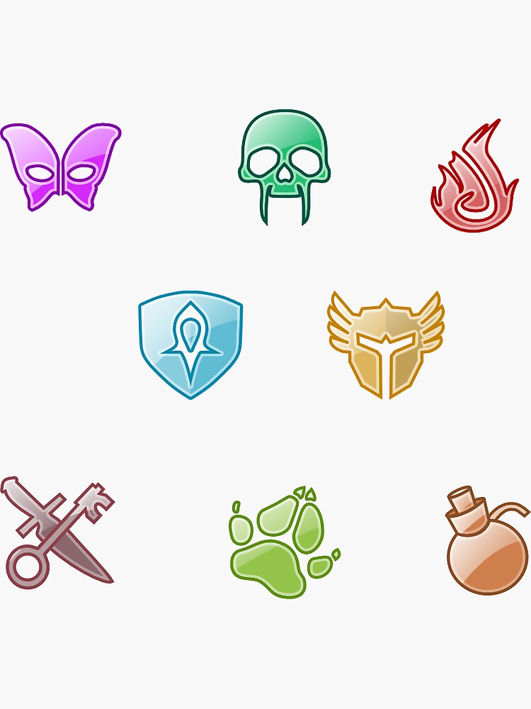 “GW2 - Profession Icon pack” Sticker by UndeadWraith | Redbubble