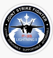 F-35 Lightning II Program Logo Sticker