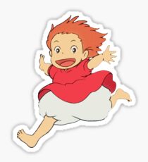 Ponyo Running Sticker
