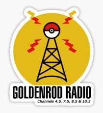 Goldenrod Radio (Alternate) Sticker