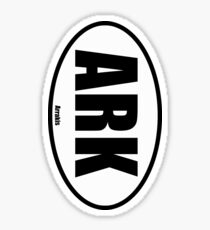 Arrakis - European Style Oval Country Code Sticker Sticker
