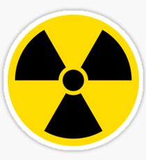 Nuclear radiation symbol Sticker