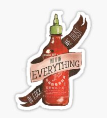 Sriracha Sticker