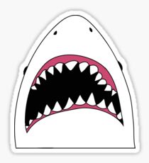 Transparent Shark face Sticker