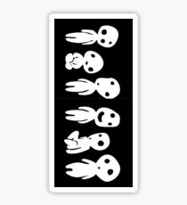 Kodama (Tree spirits) Sticker Sticker