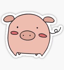 Little Pink Piggy Sticker
