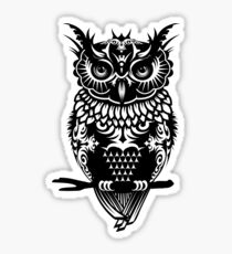 A dark owl Sticker