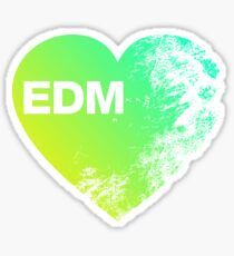 EDM Love Sticker