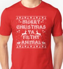 Merry Christmas Ya Filthy Animal Unisex T-Shirt