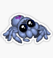 Cute Blue Spider Sticker